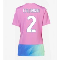 AC Milan Davide Calabria #2 Rezervni Dres za Ženska 2023-24 Kratak Rukav